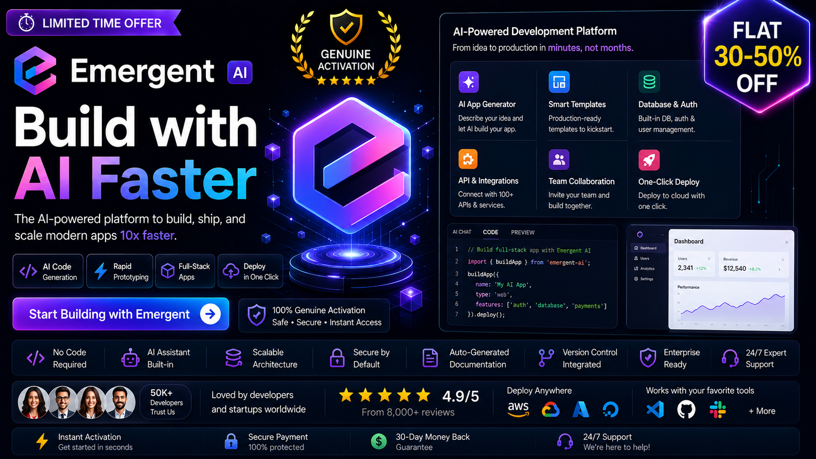 Emergent premium banner